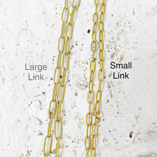 Carmel Paper Clip Necklace