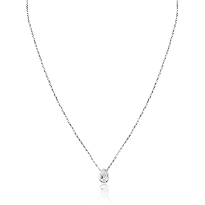 Harra Drop Necklace Silver