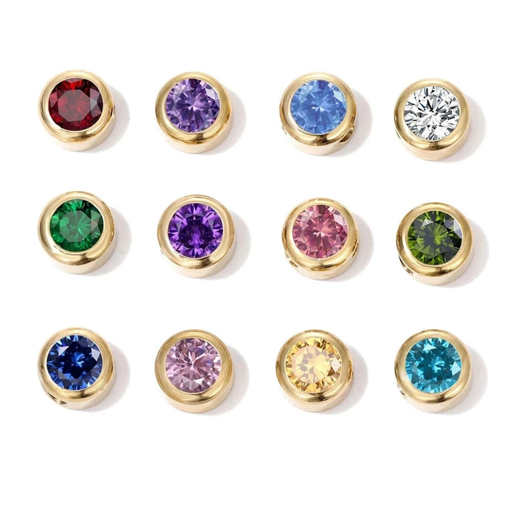 Lara Adjustable Chain w/ Birthstone Charm