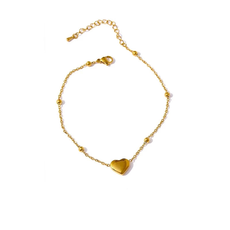 Hadley Heart Anklet