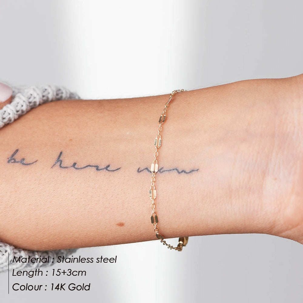 Malibu Mirror Chain Bracelet