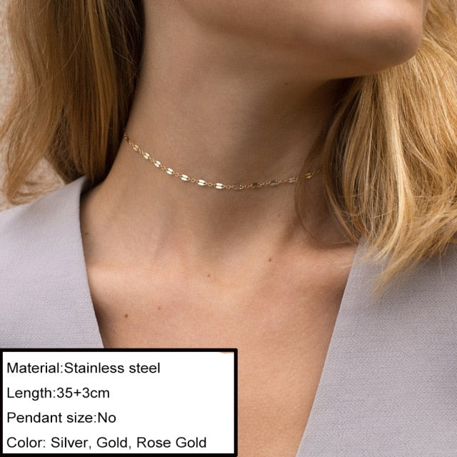 Malibu Mirror Chain Necklace